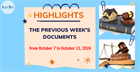 Notable documents of Vietnam in the previous week (from October 7 to October 13, 2024) 